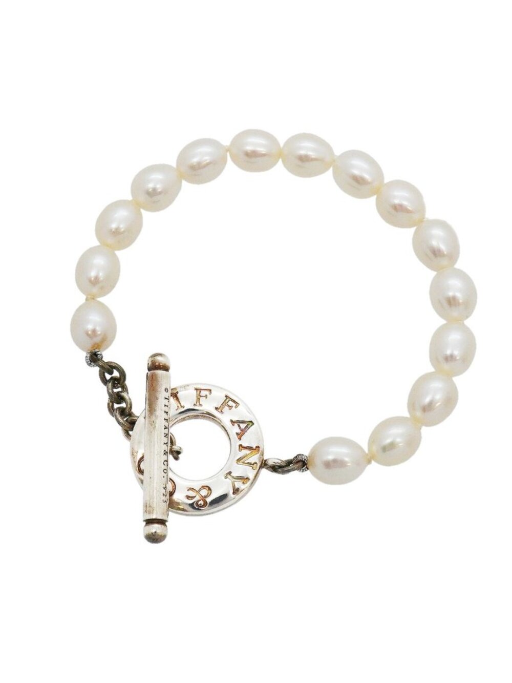 Tiffany & Co Bracelet 925 Sterling Silver Pearl